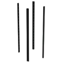 DKC Стойки вертикальные для напольных 19" IT-корпусов ДКС серии CQE, В=1600мм, без дополнительных креплений, 4шт , RAL9005