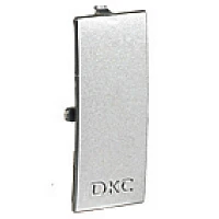DKC Накладка на стык крышек 60 мм, цвет серый металлик