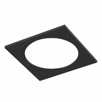 Lumker Рамка для серии COMBO 1 квадратная, черная 004143