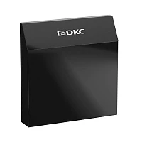 DKC Защитная панель IP56, листовая сталь RAL9005, для вентиляторов и решеток 325x325 мм