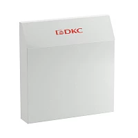 DKC Защитная панель IP56, листовая сталь RAL7035, для вентиляторов и решеток 325x325 мм