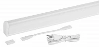 ЭРА LLED-01-08W-6500-W Линейный светодиодный светильник с выключателем 8Вт 6500К L572мм