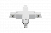 DesignLed X коннектор для трековых систем, белый 005447
