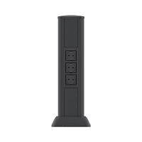 DKC Алюминиевая колонна, 0.5м, цвет чёрный