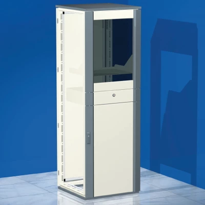 DKC Сборный напольный шкаф CQEC для установки ПК, 1800 x 800 x 600 мм