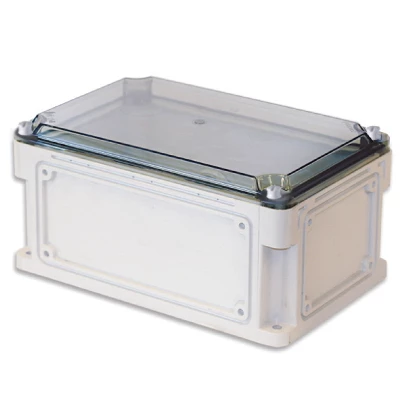 DKC Корпус RAM box без МП 400х200х146 мм, с фланцами, прозрачная крышка высотой 21 мм, IP67