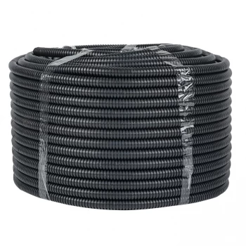 EKF PROxima Труба гофр. ПНД Plast с зондом d25мм (50м.) черная