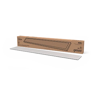Gauss Светильник офисный 36W 2950lm 6500K IP20 1200*180*19мм призма LED
