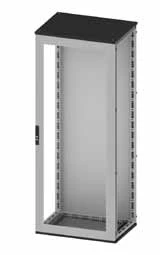 DKC Комплект шкафа CQE, застеклённая дверь и задняя панель, 1600x600x400мм