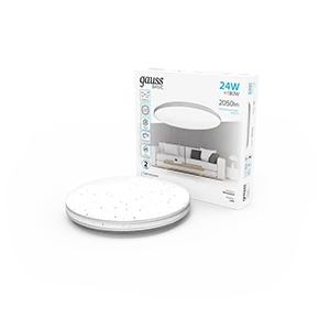 Gauss Светильник Basic Space Line НПС 24W 2050lm 4000K  220-240V IP20 330*75 LED 1/20