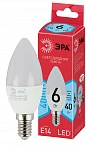 ЭРА Лампочка светодиодная RED LINE LED B35-6W-840-E14 R E14 / Е14 6 Вт свеча нейтральный белый свет