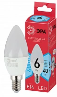ЭРА Лампочка светодиодная RED LINE LED B35-6W-840-E14 R E14 / Е14 6 Вт свеча нейтральный белый свет