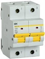 IEK KARAT Автоматический выключатель ВА47-150 2Р 63А 15кА характеристика C