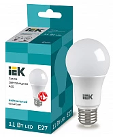 IEK Лампа светодиодная ECO A60 шар 11Вт 230В 4000К E27