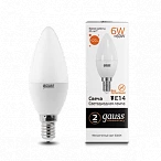 Gauss Лампа Elementary Свеча 6W 420lm 3000K Е14 LED