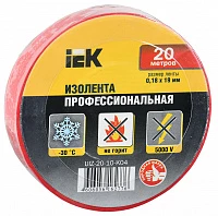 IEK Изолента 0,18х19 мм красная 20 метров
