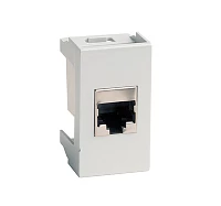 DKC Розетка RJ-45 кат.5E,Viva,1 мод.,сер