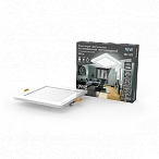 Gauss Светильник Backlight кв 12+3W 960lm 4000K 180-265V IP20 монт Ø170 190*190*31мм 3 реж LED