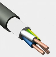 Кабель силовой безгалогенный ППГнг(А) -HF 5х2,5 ок-1 ч