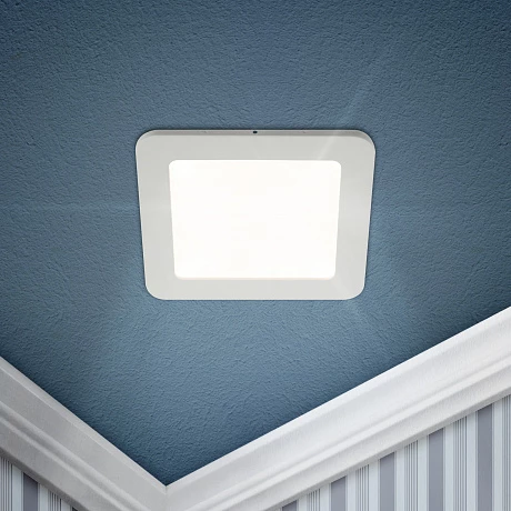ЭРА LED 2-9-4K Светильник светодиодный квадратный LED 9W 220V 4000K
