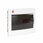 DKC Щиток встраиваемый с дверцей 12 мод.,IP41, белый, с клеммным блоком 63А