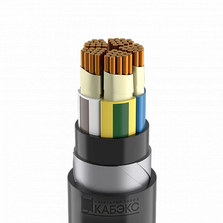 Кабель силовой бронированный ВБШвнг(А) -FRLSLTx 5х95 мс(N,PE)-1 Кабэкс