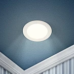 ЭРА LED 1-9-4K Светильник светодиодный круглый LED 9W 220V 4000K