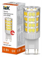 IEK Лампа LED CORN капсула 5Вт 230В 3000К керамика G9