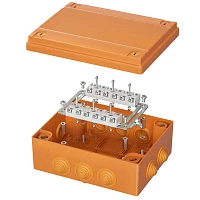 DKC Коробка пластиковая FS с кабельными вводами и клеммниками, IP55, 240х190х90 мм, 12р, 450V, 32A, 10 мм2