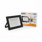Gauss Прожектор Elementary 100W 9450lm 3000К 175-265V IP65 черный LED