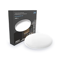 Gauss Светильник Frameless круг 24W 2400lm 4000K 85-265V IP20 монтаж Ø155 170*27мм LED