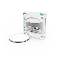 Gauss Светильник Basic Space Line НПС 55W 4700lm 4000K  220-240V IP20 485*75 LED 1/10