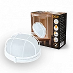 Gauss Светильник НБП IP54 255*240*115 круг с решеткой под лампу Е27 max 100W, 1/8