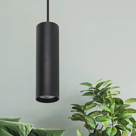 ЭРА PL1 COB- 10 BK 300 Черный Светильники подвесной светодиодный COB, 10W, D80*300мм