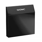 DKC Защитная панель IP56, листовая сталь RAL9005, для вентиляторов и решеток 252x252 мм
