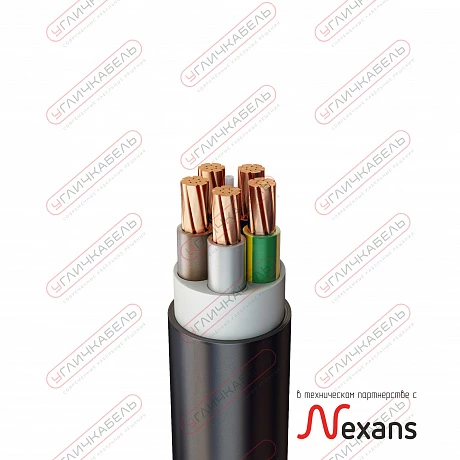 Кабель силовой ПвБШв 5х35 мк(N,PE)-1 Угличкабель