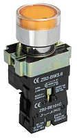 IEK LAY5 Кнопка управления LAY5-BW3561 с подсветкой желтый 1з