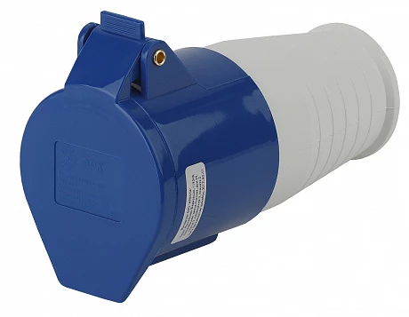 ЭРА R-32-2P-PE-IP44 Розетка переносная 223 2Р+РЕ 32А 220В IP44