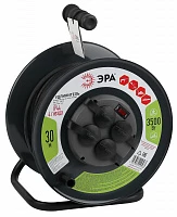 ЭРА RMx-4es-3x1.5-30m-IP44(KG) Удлинитель силовой на металлической катушке c/з 4 гн 30м КГ 3х1.5