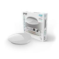 Gauss Светильник Basic Space Stone НПС 24W 2050lm 4000K  220-240V IP20 370*340*90 LED 1/20