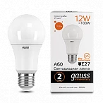 Gauss Лампа Elementary A60 12W 1130lm 3000K E27 LED