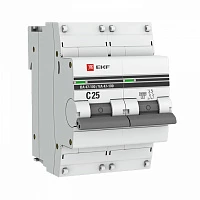 EKF PROxima ВА 47-100 Автоматический выключатель  (С) 2P 25А 10kA