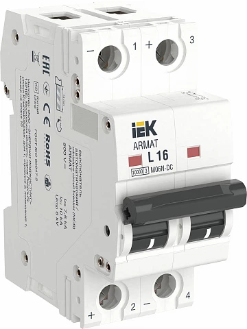 IEK ARMAT Автоматический выключатель M06N-DC 2P L 16А
