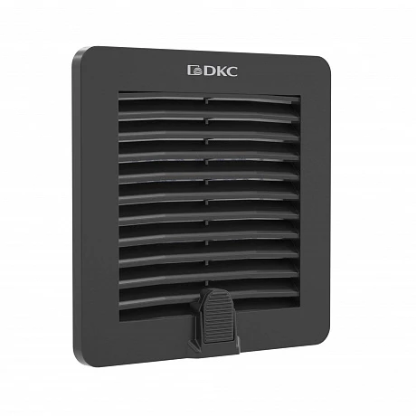 DKC Вентиляционная решетка с фильтром RF 112x112 мм, IP54, RAL9005