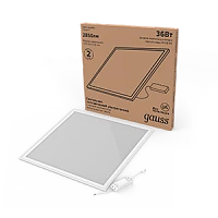 Gauss Светильник офисный 36W 2850lm 4000K IP40 595*595*7,2мм матовый с драйвером LED