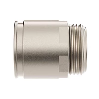 DKC Муфта труба-коробка д.32мм, IP66/IP67, М32х1,5, никелированная латунь