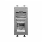 DKC Компьютерная розетка RJ-45 модульная, кат. 6 экранированная,"Avanti","Закаленная сталь", 1 модуль
