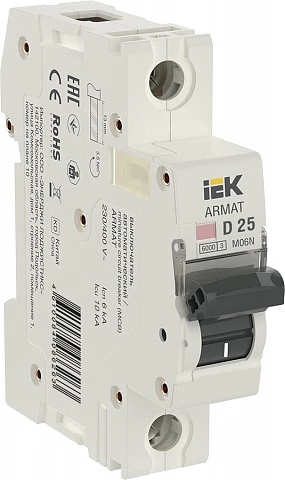 IEK ARMAT Автоматический выключатель M06N 1P D 25А