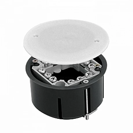 EKF PROxima Коробка универсальная КМП-020-027 с металлическими лапками, клеммником и крышкой (80х45)