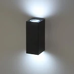 ЭРА Декоративная подсветка WL38 BK MR16/GU10 (2 шт.), черный, для интерьера, фасадов зданий
